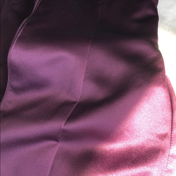 Studio 17 Strapless Mermaid Dress in Plum 2389-S - Picture 7 of 9